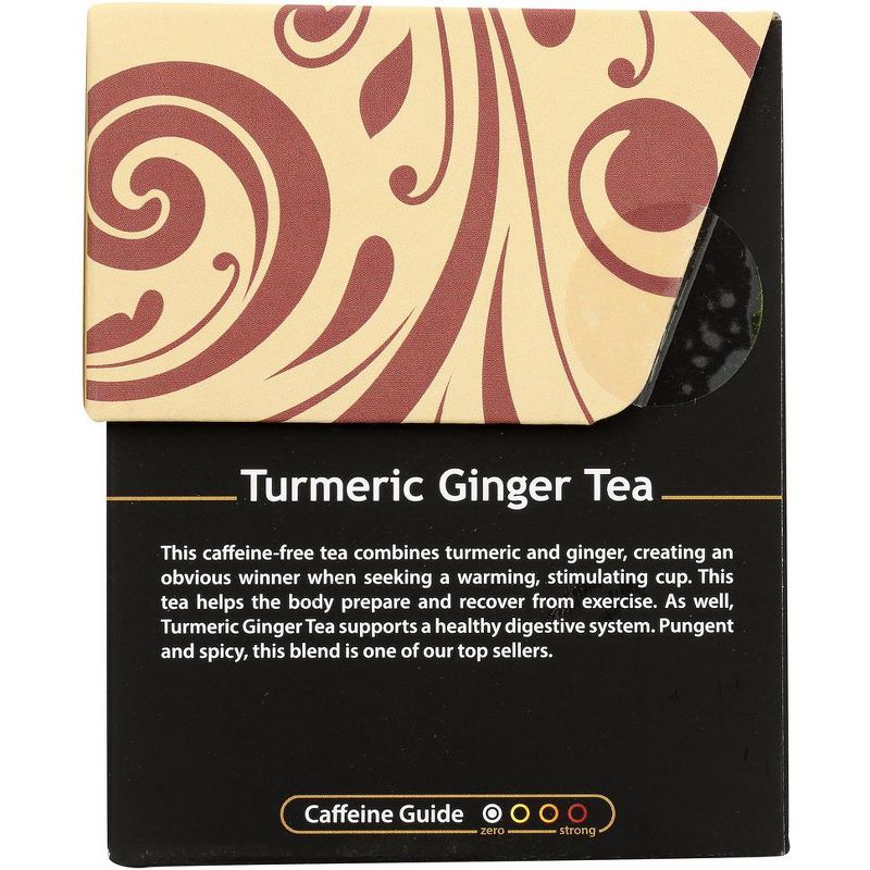 Buddha Teas Turmeric Ginger Tea - Case of 6/18 Bags, 4 of 7