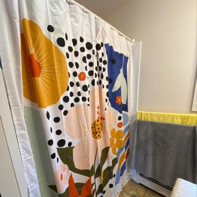 Exploded Graphic Shower Curtain - Room Essentials™ : Target