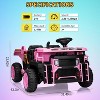 24V 2-Seat Kids R/C Dumper, Ride-on Electric Construction Vehicle with Shovel, Bluetooth, LED Lights and Shock Absorber - 2 of 4