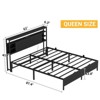 Aheaplus Bed Frame with Charging Station and RGB LED Lights - 4 of 4