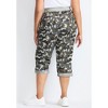 Avenue Women's Plus Size Cotton Roll Up Capri - 3 of 4