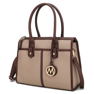 MKF Collection Livia Women's Satchel Bag Vegan Leather by Mia K - 1 of 4