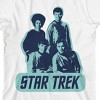 Star Trek Original Series Cast With Logo Boy's White T-shirt - 2 of 3