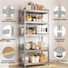 Yaheetech 5 Tiers Boltless Storage Shelf Metal Shelving Unit - 4 of 4