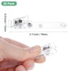 Unique Bargains Plastic Lawn Garden Anti-Wind Flag Pole Clips 20 Pcs - 3 of 4