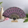 Unique Bargains Sequins Folding Fan 1 Pc - 4 of 4