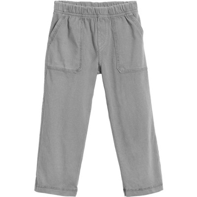 Boys Soft Cotton 3-Pocket Jersey Pants - UPF 50+ | Concrete