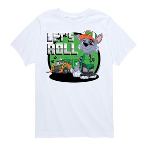 Boys' - Paw Patrol - Let's Roll Rocky Short Sleeve Graphic T-Shirt - 1 of 4