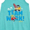- Little Tikes - Teamwork Makes the Dream Work Graphic Sleeveless Aline Dress - 2 of 3