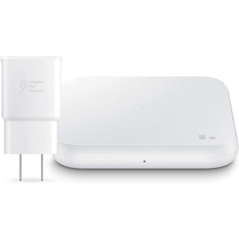 Samsung Wireless Charger Fast Charge Pad (2021) - White (Certified Refurbished), 1 of 5