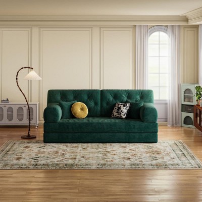 78.8" Modern Convertible Sofa Bed with Deep Seats and No-Assembly Design for Living Room -3irtyhousy