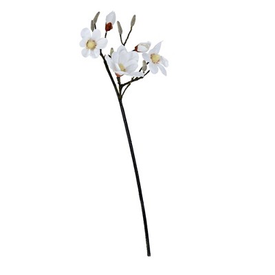 Vickerman 36" Artificial White Magnolia Spray