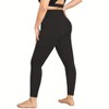 Women's High Waisted Leggings Tummy Control Buttery Soft Yoga Pants Womens Gym Workout Running Leggings - 2 of 4