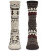 2 Pair Women's Fairisle Cashmere Socks - 2 of 3