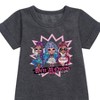 - LOL Surprise! - We're All Queens Graphic Short Sleeve Fleece Dress - 2 of 3