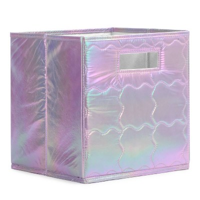 HLD Global Quilted Wavy Iridescent 11" Teen Storage Bin