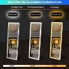 LED Full Length Mirror, 20"×63" Floor Standing Mirror with 3 Color Lights Wall Mounted - 3 of 4