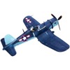 Vought F4U-1A Corsair Fighter Plane "Big Hog" VF-17 "Jolly Rogers" US Navy (1943) 1/72 Diecast Airplane Model by Legion - 3 of 4