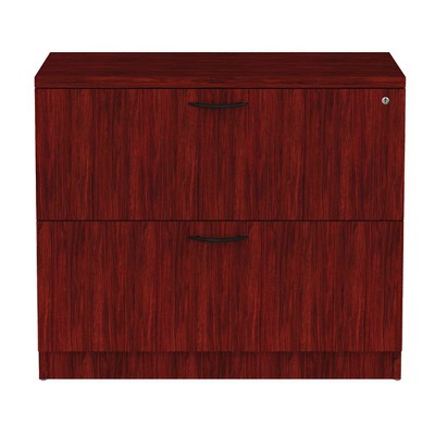 Mahogany 2-Drawer Lockable Water Resistant Lateral File Cabinet