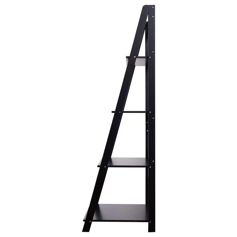 Tangkula 4-Tier Ladder Shelf Display Bookshelf Office, 4 of 9
