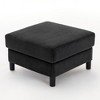 Beautyolove 27.5" Corduroy Upholstered Ottoman with Hidden Storage(Set of 2) - 2 of 4