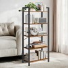 VASAGLE 5-Tier Tall Bookshelf, Bookcase with Steel Frame, Book Shelf for Living Room, Home Office, Study, 11.8 x 26 x 60 Inches, Industrial Style - 3 of 3