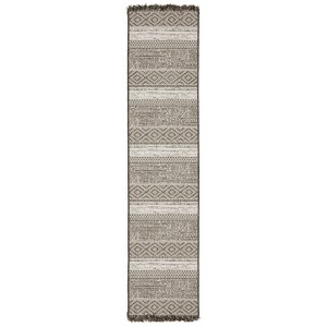 Oriental Weavers Gillian 1622E Beige/ Black Indoor/Outdoor Area Rug - 1'10" x 7'6" - 1 of 4