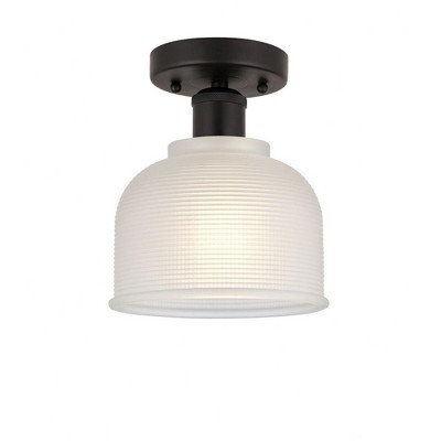Dayton - 1 Light Semi-Flush Mount In Industrial Style-9.25 Inches Tall and 5.5 Inches Wide