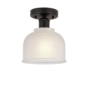 Dayton - 1 Light Semi-Flush Mount In Industrial Style-9.25 Inches Tall and 5.5 Inches Wide - 1 of 1