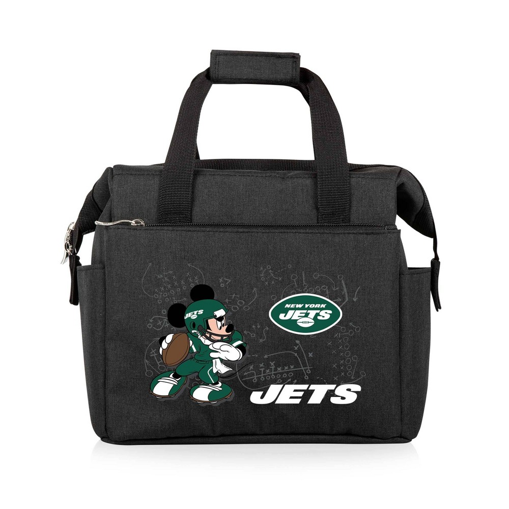 Photos - Food Container NFL New York Jets Mickey Mouse On The Go Lunch Cooler - Black