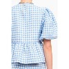 Women's Norah Houndstooth Blouse - Sofie the Label - 4 of 4