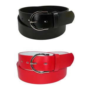 CTM Women's Basic Bridle Belt (Pack of 2) - 1 of 4