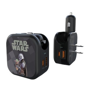 Star Wars Mandalorian Color Block 18-Watt 2 in 1 USB A/C Charger - 1 of 3