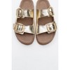 Ovesta - Gold Leather Slide Sandal (Women) | Forever & Always Shoes - 4 of 4