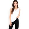 Anna-Kaci Women's Sleeveless Keyhole Top with Pleated Front Detail and Lightweight Textured Fabric - 3 of 4