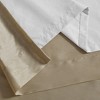 PAGED 50x84 Inch Polyester Twist Tab Lined Blackout Curtains,Faux Silk Sheen Base Face Fabric Curtain Panels for Living Room,Bedroom - 4 of 4