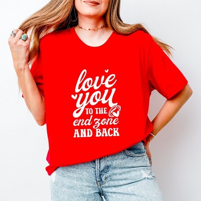 Simply Sage Market To The End Zone And Back Short Sleeve Tee