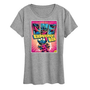 Women's - Lilo and Stitch - Stitch Comic Panels Short Sleeve Graphic T-Shirt - 1 of 4