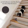 BAGOKIE 15PCS Non-Slip Carpet Stair Treads 8"x30" Mats Indoor for Wooden Steps - 4 of 4