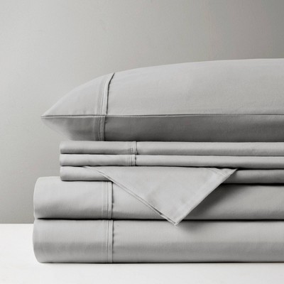 Gray Queen 800 Thread Count Cotton Blend Sheet Set