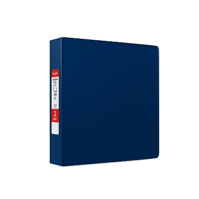Staples Standard 2" 3-Ring Non-View Binder Blue (26418-CC) 82625