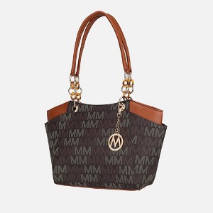 MKF Collection Cameron Tote Bag Stylish Vegan Leather Handbag with Spacious Design by Mia K - 1 of 4