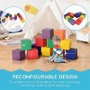 Baofuwish 12 Piece Soft Play Blocks Soft Foam Toy Building and Stacking Blocks Compliant Learning Toys for Toddler Baby Kids Preschool - 3 of 4