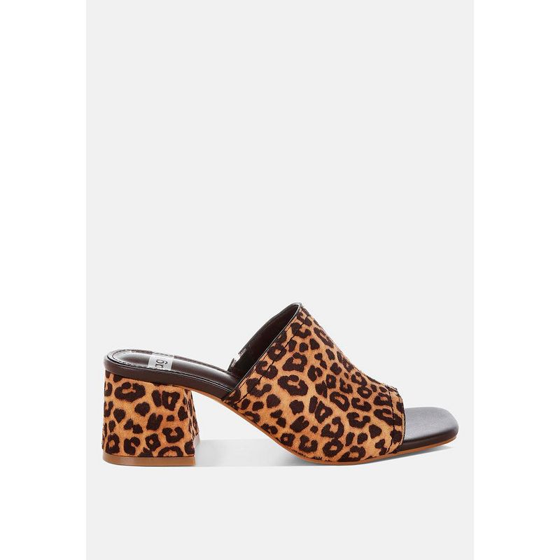 Rag & Co Womens Carmila Square Toe Block Heels 5