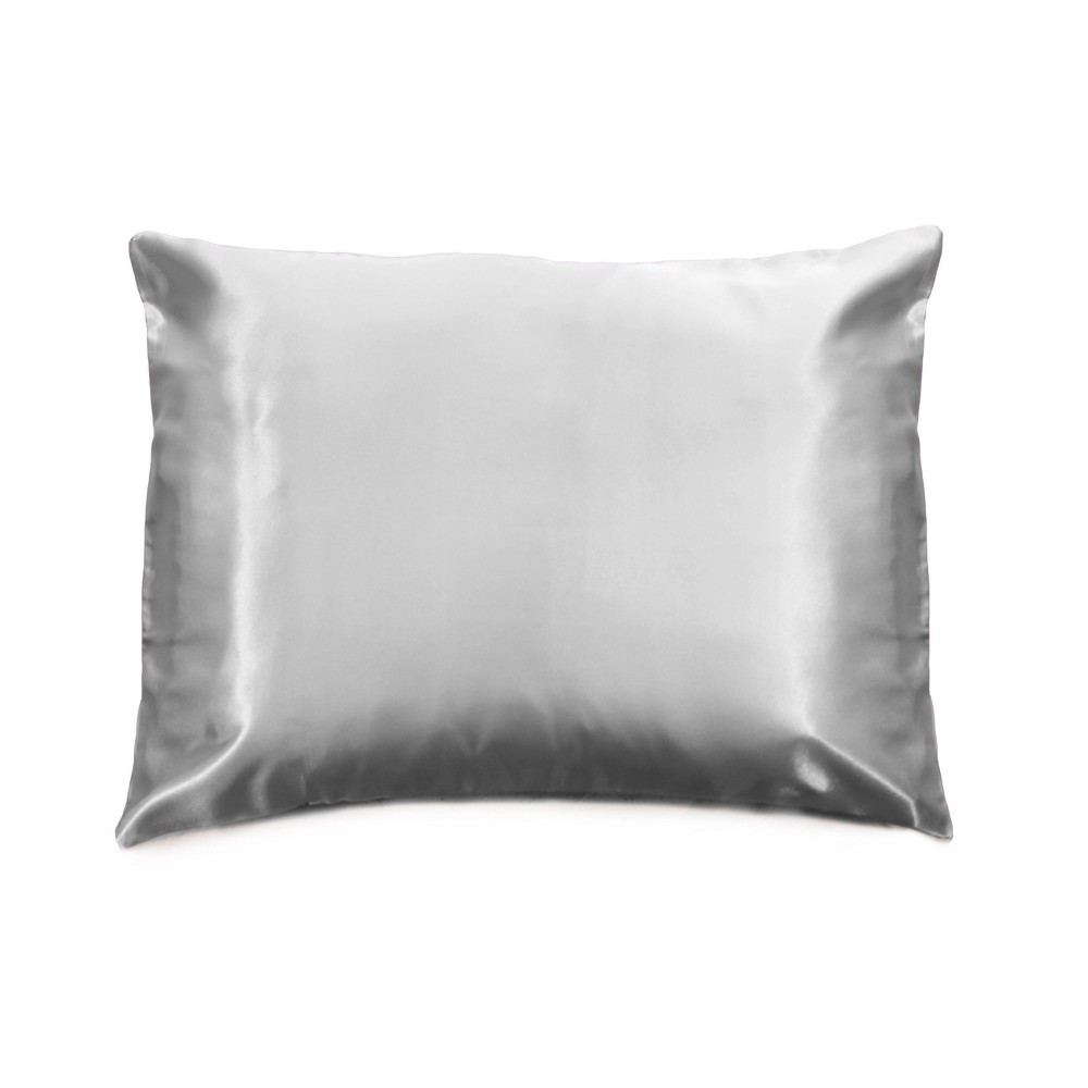 Photos - Pillowcase Morning Glamour Standard Satin Solid  Silver