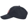 Nasa American Flag Worm Logo Adult Dad Cap Navy OS - 3 of 4