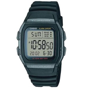 Casio Men's Classic Digital Watch with Black Strap  - W-96H-1BV - 1 of 2