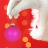Christmas By Krebs - 67mm / 2.625" Designer Glass Baubles [8 Pieces] - 4 of 4