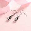 Bali Filigree Artisan Cone Drop Earrings with crystals from Swarovski - 2 of 4