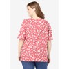 Woman Within Plus Size Printed Perfect Square-Neck Tee - 3 of 4
